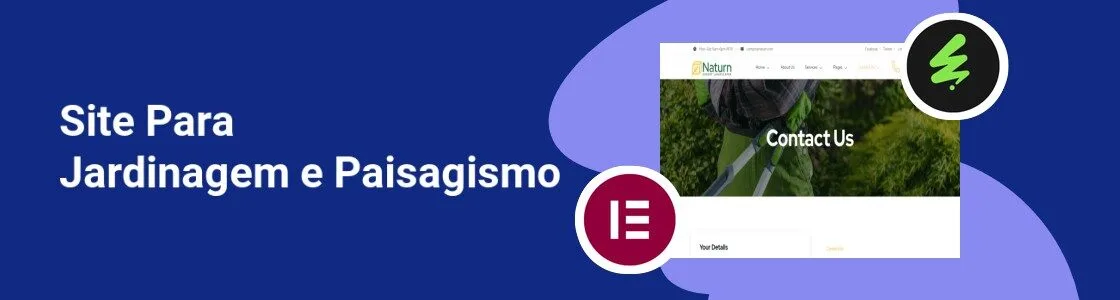 Wordpress completo jardinagem e paisagismo DTMETCH