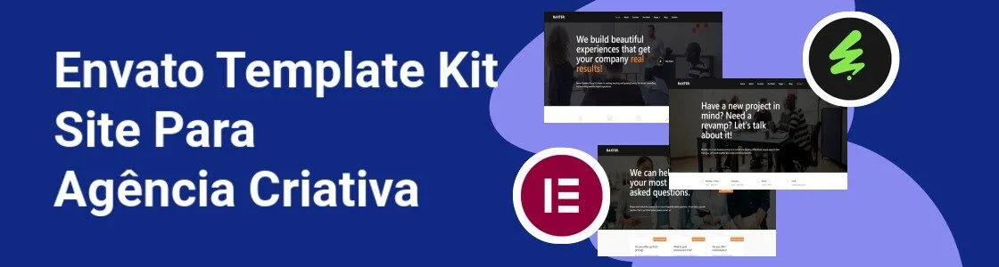 Wordpress completo template kit site para agencia criativa N7U84SZ