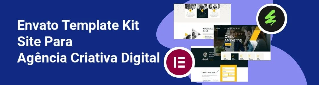 Wordpress completo template kit site para agencia criativa digital 86VXXPK