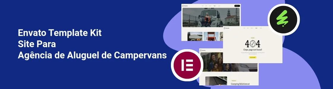 Wordpress completo template kit site para agencia de aluguel de campervans D6GT693