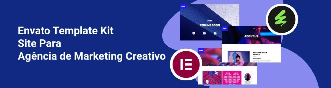 Wordpress completo template kit site para agencia de marketing creativo SCNS369