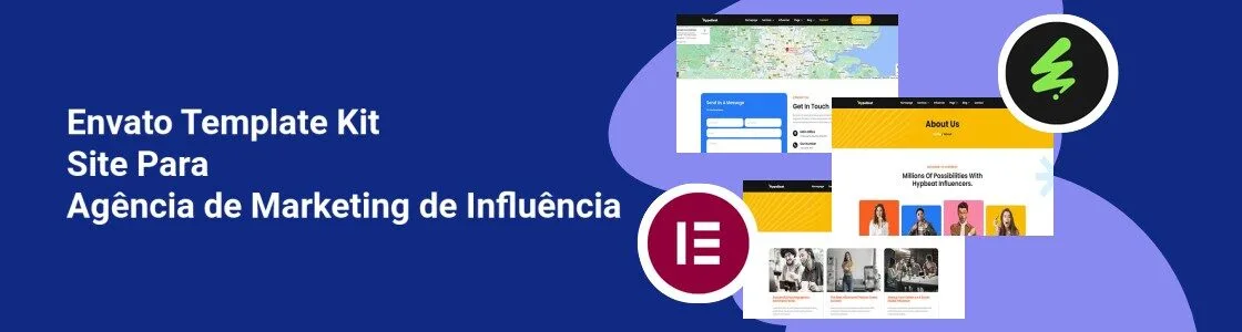 Wordpress completo template kit site para agencia de marketing de influencia YEP8MEN