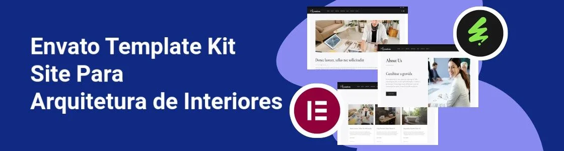 Wordpress completo template kit site para arquitetura de interiores NAHS56Y