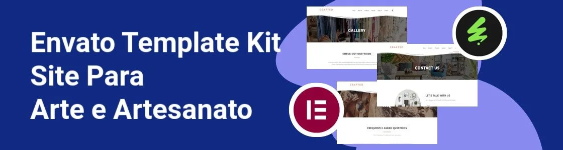 Wordpress completo template kit site para arte e artesanato JLZAP68