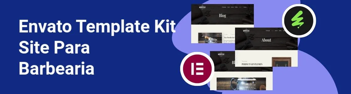 Wordpress completo template kit site para barbearia 8ALY6V5