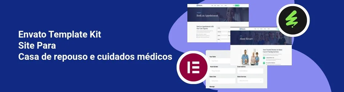 Wordpress completo template kit site para casa de repouso e cuidados medicos VT9Q3RW
