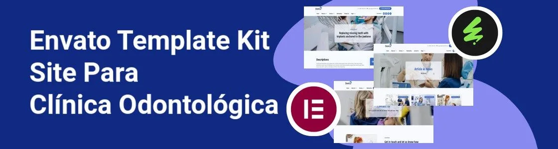Wordpress completo template kit site para clinica odontologica SUY3SAY