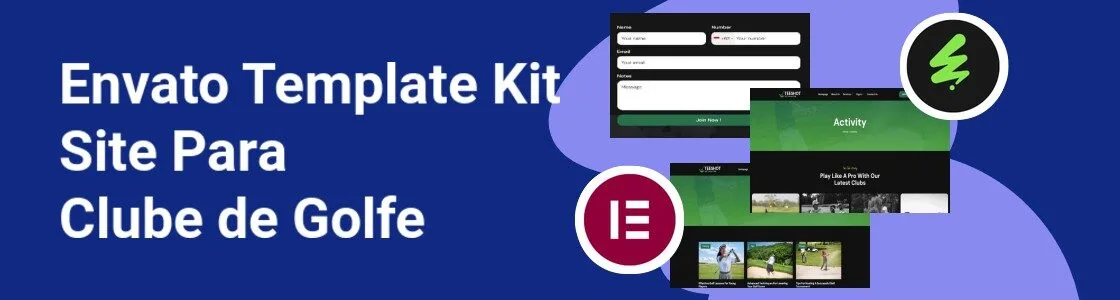 Wordpress completo template kit site para clube de golfe LZPCTZ8