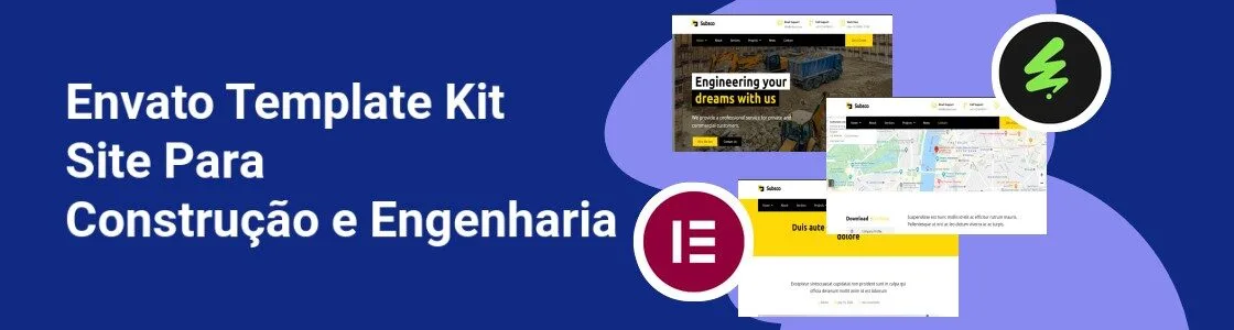 Wordpress completo template kit site para construcao e engenharia L4ADQLE