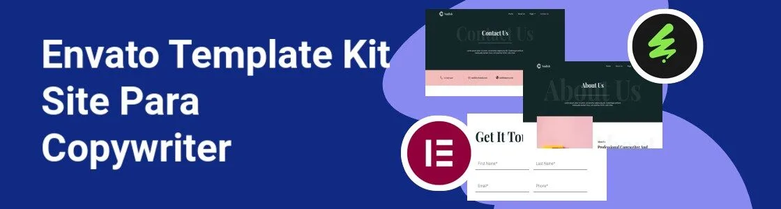 Wordpress completo template kit site para copywriter M3S6AQ8