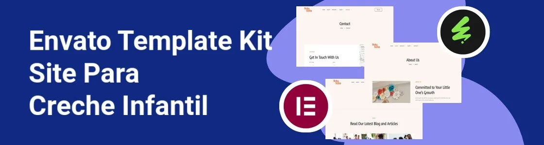 Wordpress completo template kit site para creche infantil 9LN9KJR
