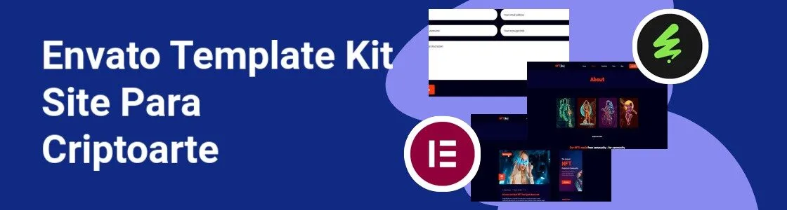 Wordpress completo template kit site para criptoarte FYNB32S
