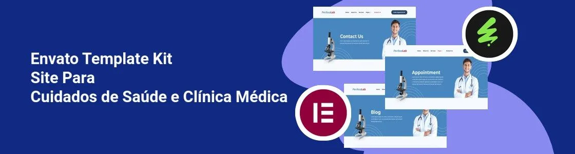 Wordpress completo template kit site para cuidados de saude e clinica medica FNAAQZH