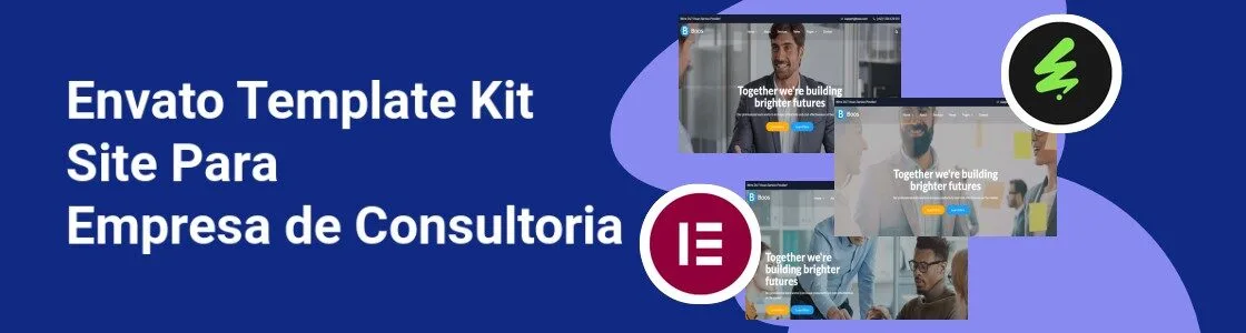 Wordpress completo template kit site para empresa de consultoria KWUSRBR