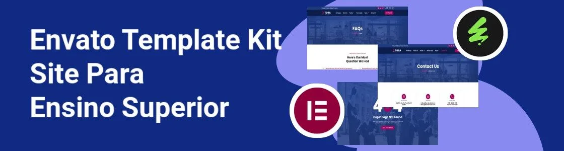 Wordpress completo template kit site para ensino superior A4XVB73