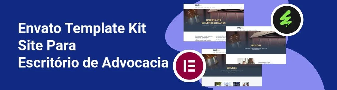 Wordpress completo template kit site para escritorio de advocacia 3SME439