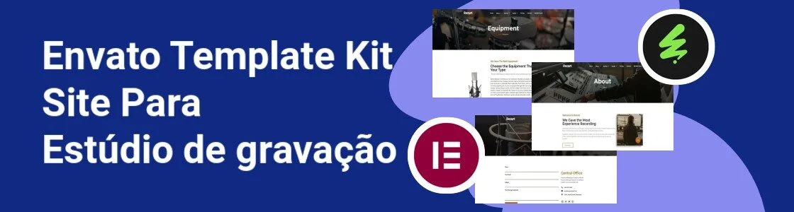 Wordpress completo template kit site para estudio de gravacao 92R9BET