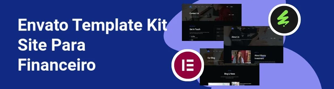 Wordpress completo template kit site para financeiro 3M5W852