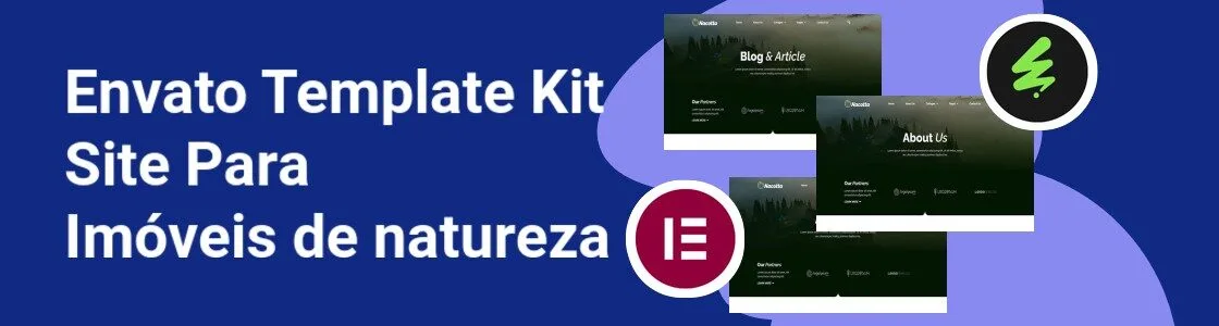 Wordpress completo template kit site para imoveis de natureza 95UY62H