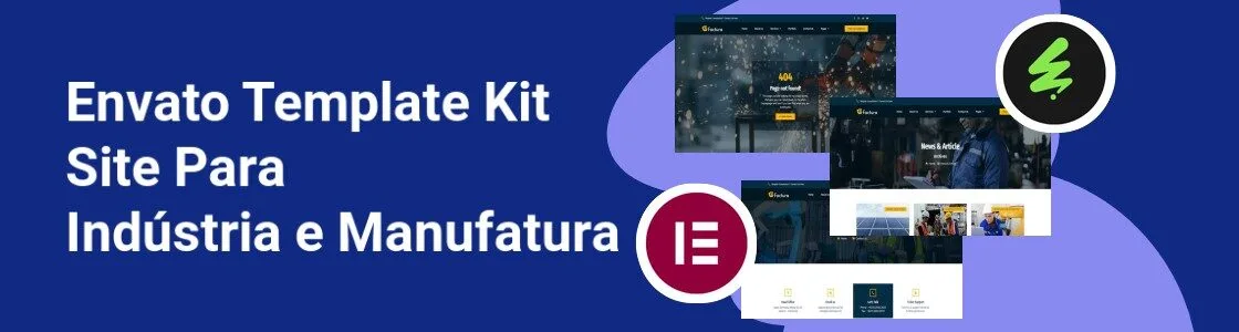 Wordpress completo template kit site para industria e manufatura CQQ6VCR
