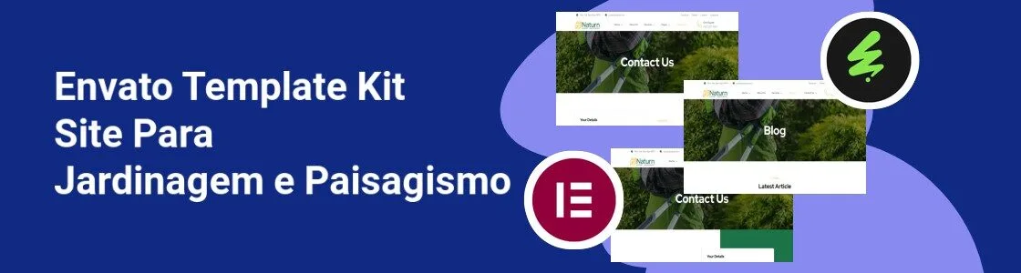 Wordpress completo template kit site para jardinagem e paisagismo DTMETCH