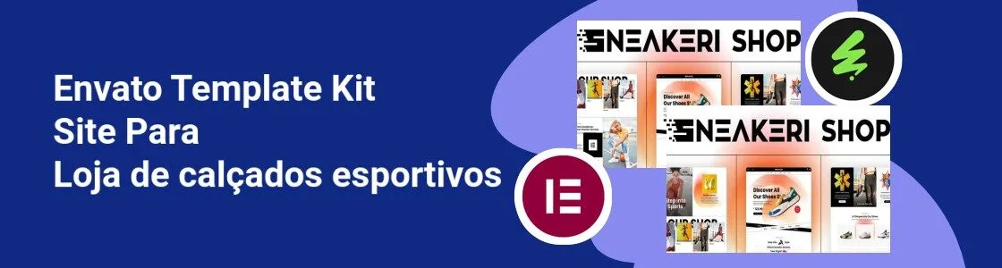Wordpress completo template kit site para loja de calcados esportivos AB672ME