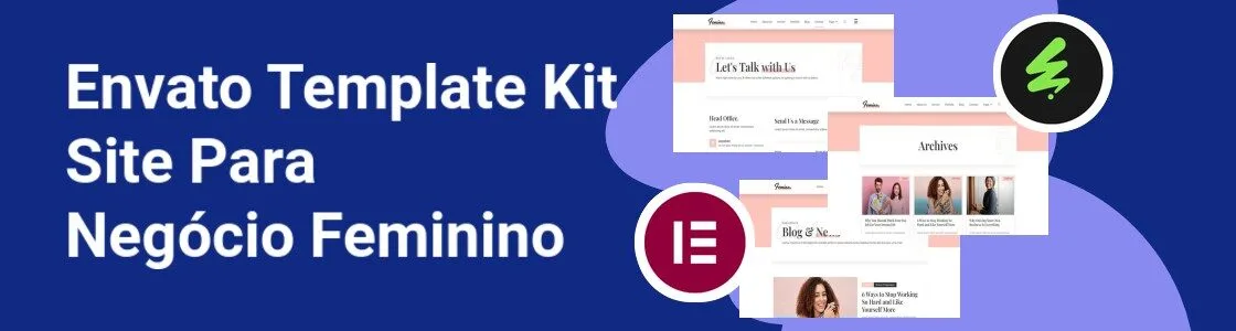 Wordpress completo template kit site para negocio feminino KQSV8HK