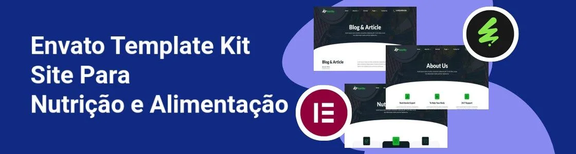 Wordpress completo template kit site para nutricao e alimentacao 4Y8CTJE
