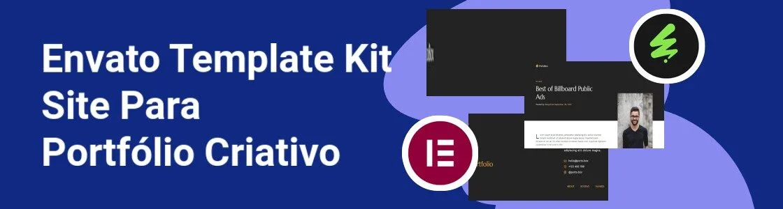 Wordpress completo template kit site para portfolio criativo B6F9ZUV