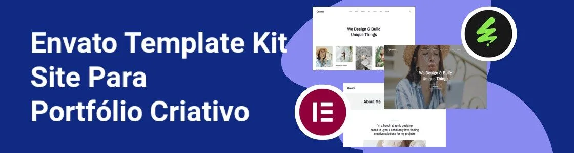 Wordpress completo template kit site para portfolio criativo EP4TNAC