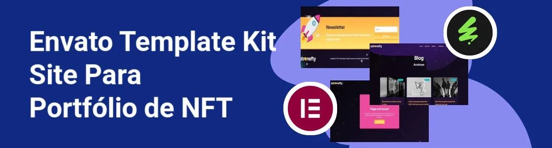 Wordpress completo template kit site para portfolio de nft 736CERB