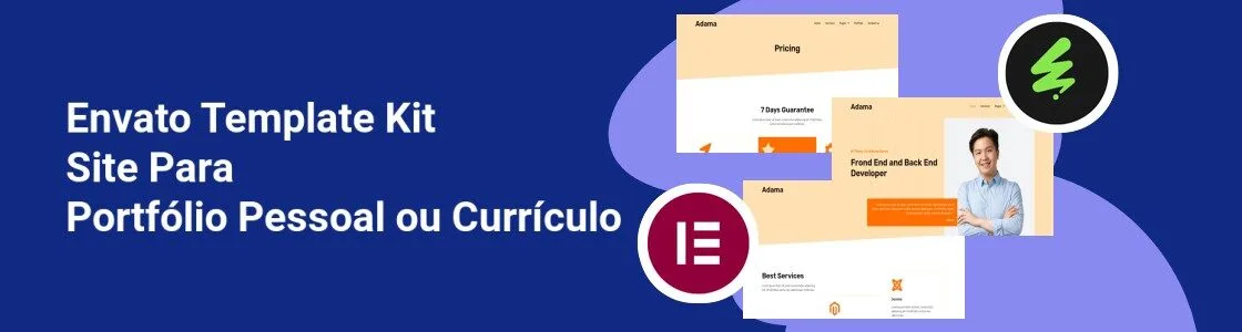 Wordpress completo template kit site para portfolio pessoal ou curriculo JBLGGP8