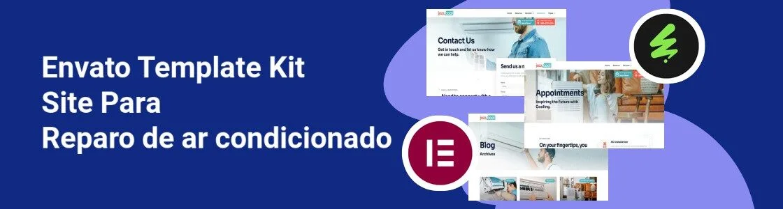 Wordpress completo template kit site para reparo de ar condicionado F9ZBXA7
