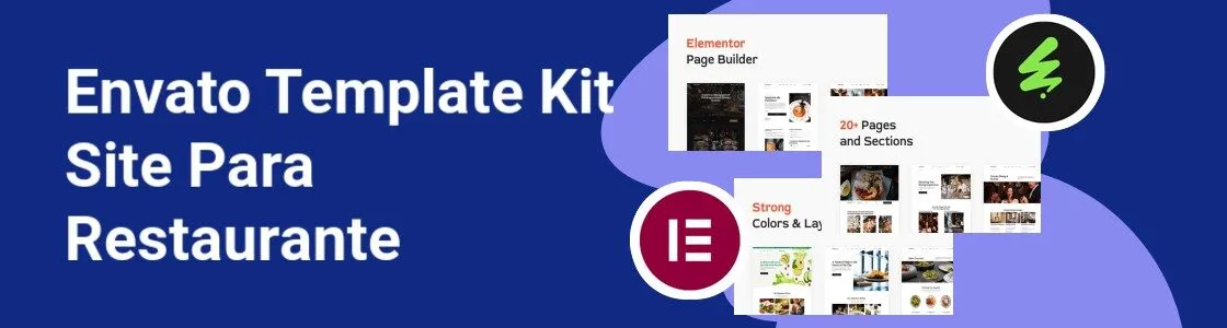 Wordpress completo template kit site para restaurante VU8R4U6