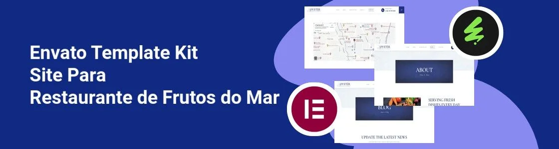 Wordpress completo template kit site para restaurante de frutos do mar 66YHZWP