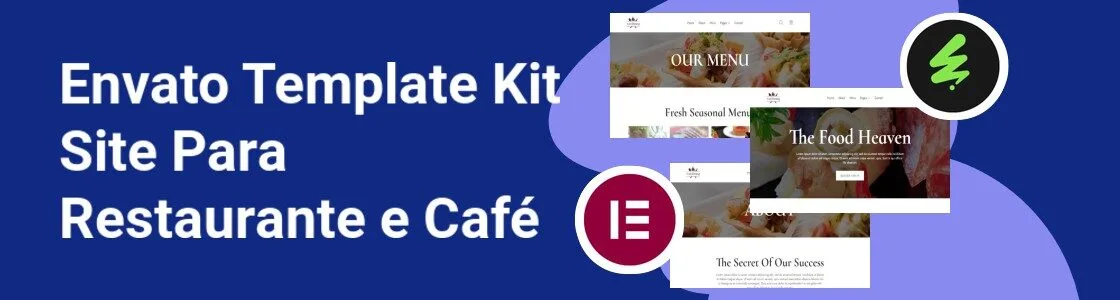 Wordpress completo template kit site para restaurante e cafe DM26K3K