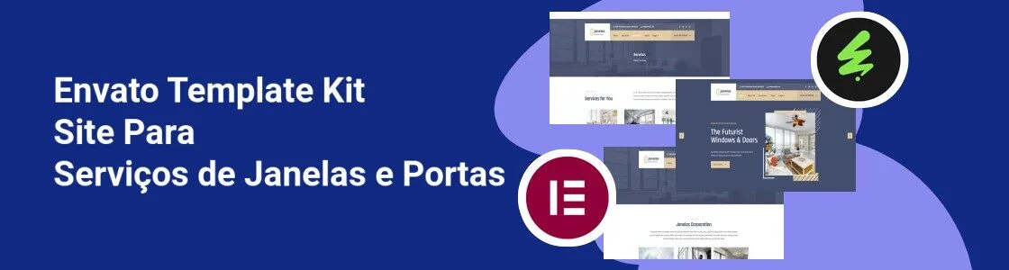 Wordpress completo template kit site para servicos de janelas e portas V4MA9T9
