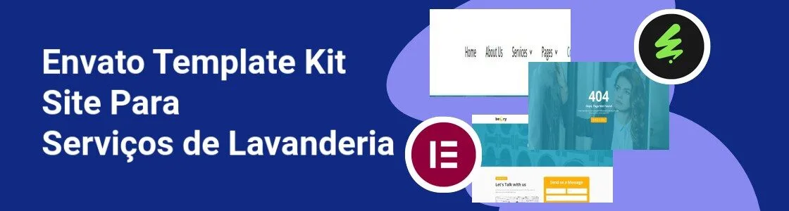Wordpress completo template kit site para servicos de lavanderia FS9GDSA
