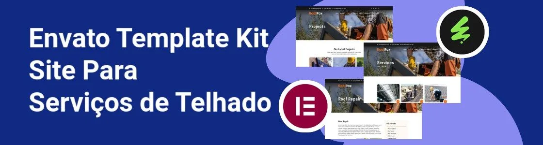 Wordpress completo template kit site para servicos de telhado 5Z5L3J2