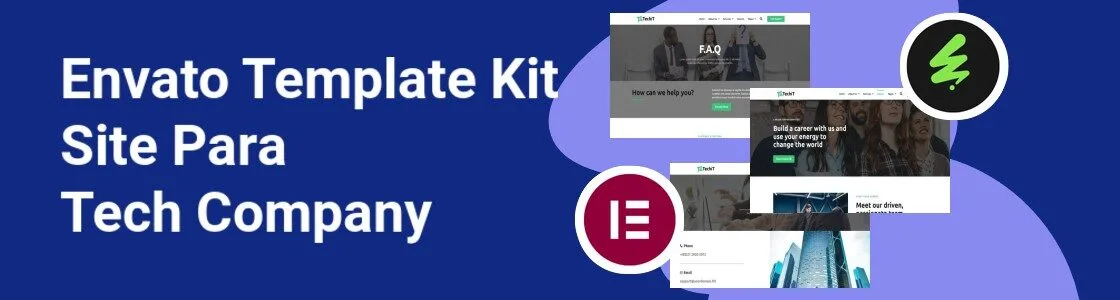 Wordpress completo template kit site para tech company QMSPSC3