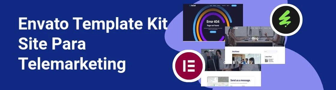 Wordpress completo template kit site para telemarketing Q4QS6MN