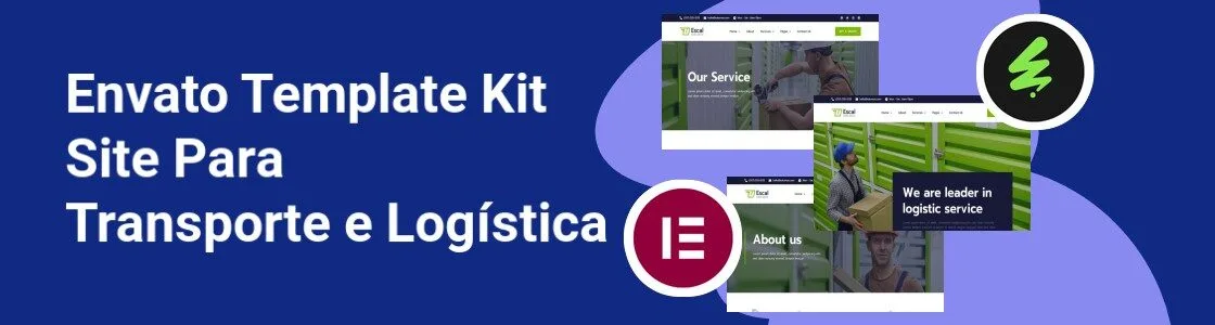 Wordpress completo template kit site para transporte e logistica DLKCABQ