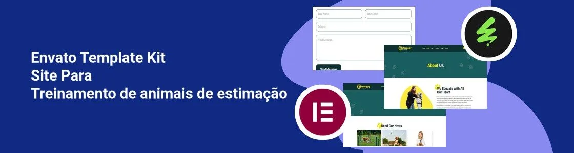 Wordpress completo template kit site para treinamento de animais de estimacao UGLHV42