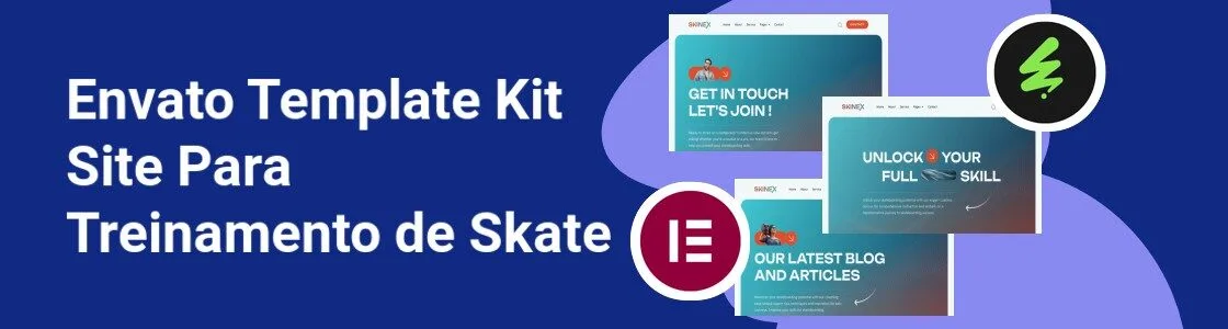 Wordpress completo template kit site para treinamento de skate EZAFLMW