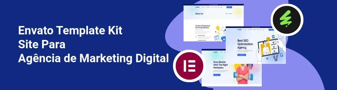 Wordpress completo template kit site para agencia de marketing digital 6ZNZQ8N