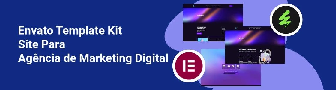 Wordpress completo template kit site para agencia de marketing digital FNPJT46