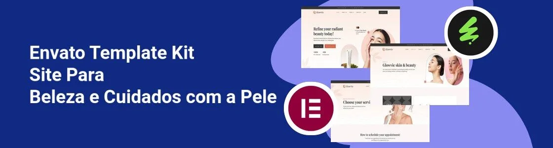Wordpress completo template kit site para beleza e cuidados com a pele GNSR89W