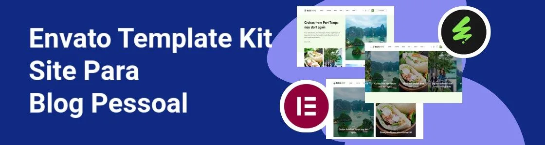Wordpress completo template kit site para blog pessoal BCLVMQS