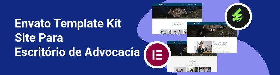 Wordpress completo template kit site para escritorio de advocacia PFV9CUE
