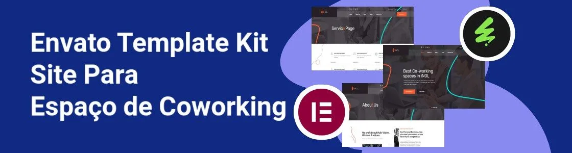 Wordpress completo template kit site para espaco de coworking FP78DWQ